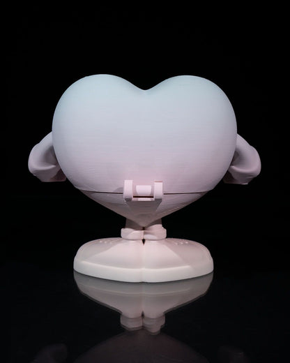 Heart Gift Box with Optional Hinge – 3D Printed Valentine’s Day Keepsake Box