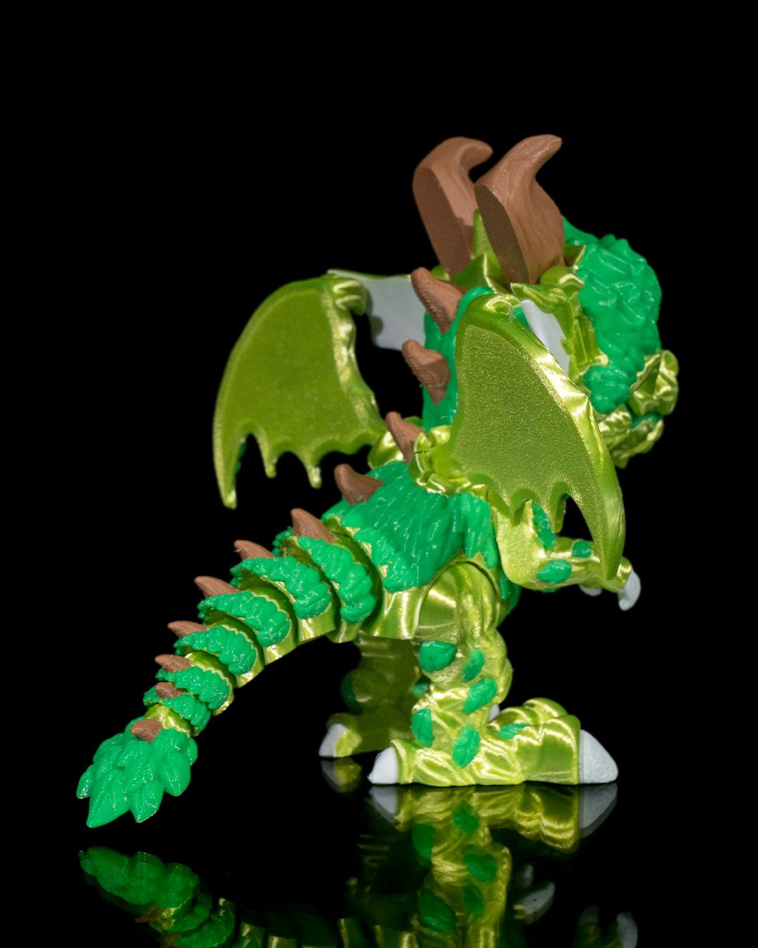 Heart of The Forest Customizable 3D Printed Baby Dragon - Forest Magic Home Decor