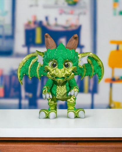 Heart of The Forest Customizable 3D Printed Baby Dragon - Forest Magic Home Decor