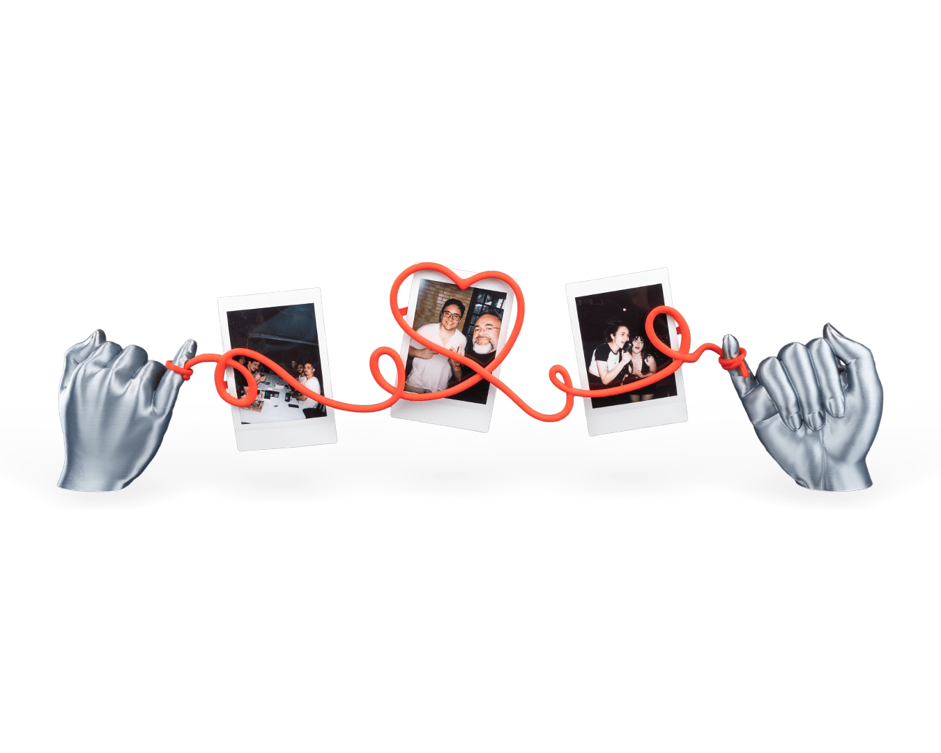 Heart String Photo String