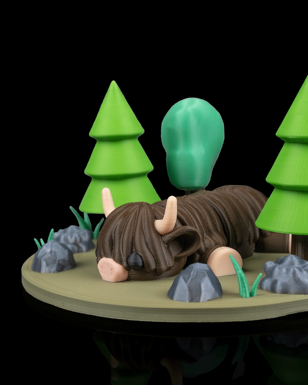 Rest in Nest 3D-Printed Farm, Country & House Pets | Keychains & Desk Displays