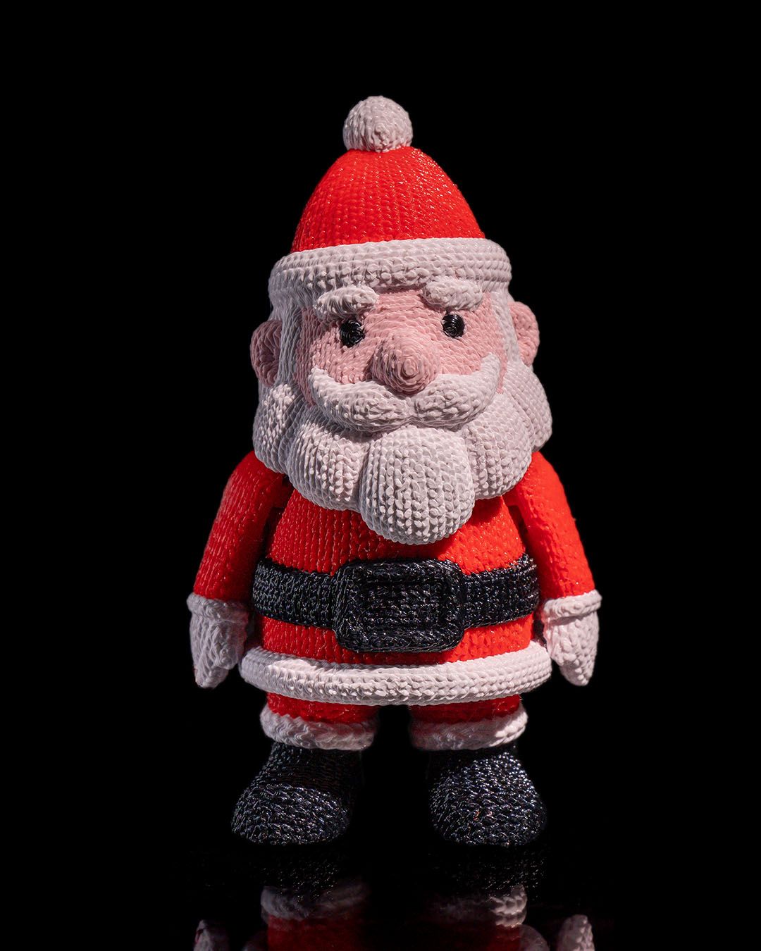 3D Printed Hooked Santa Figurine