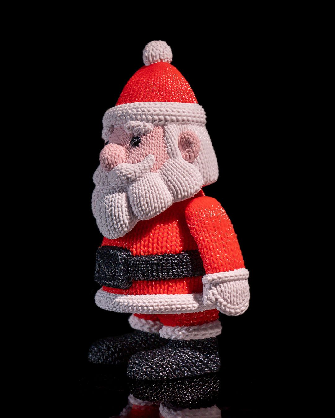 3D Printed Hooked Santa Figurine