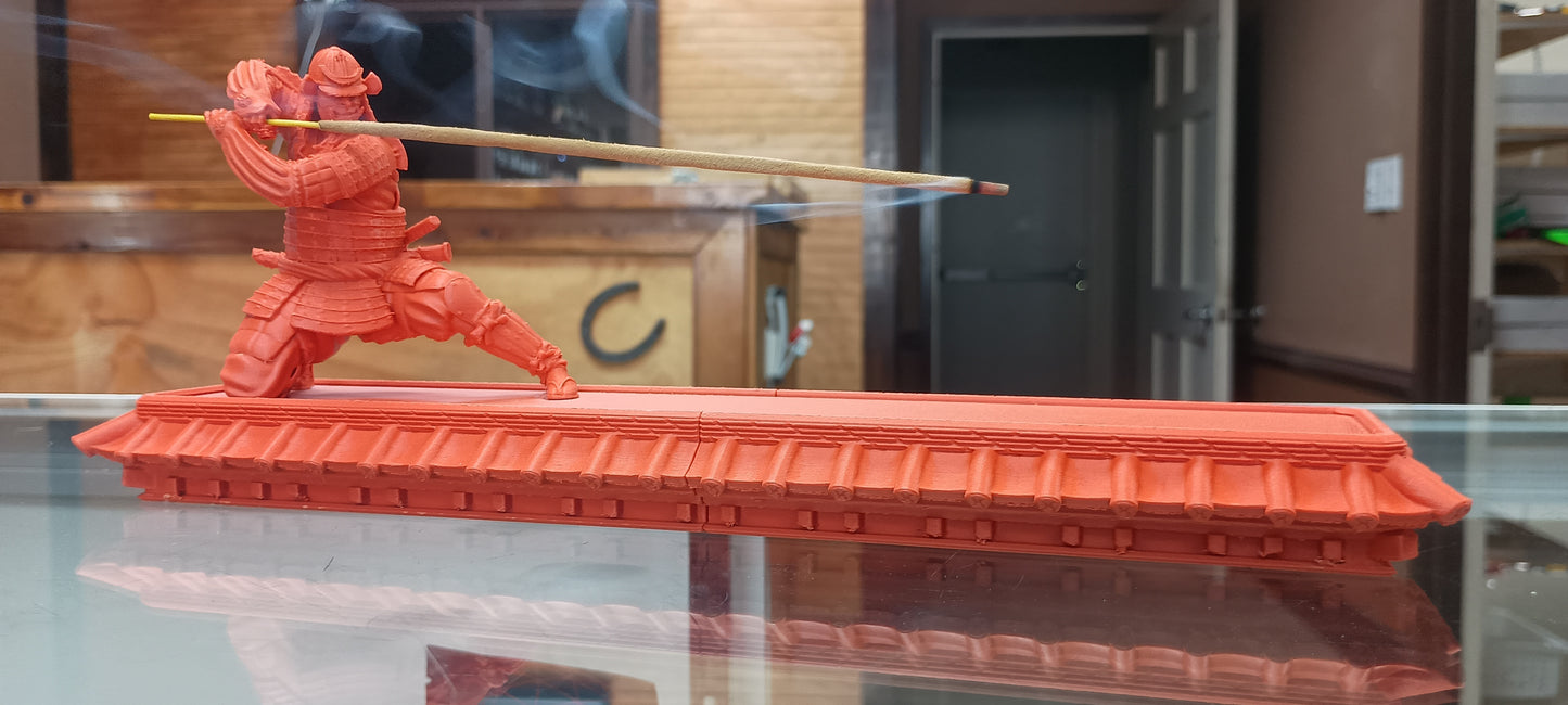 3D-Printed Samurai Incense Holder with Hidden Storage