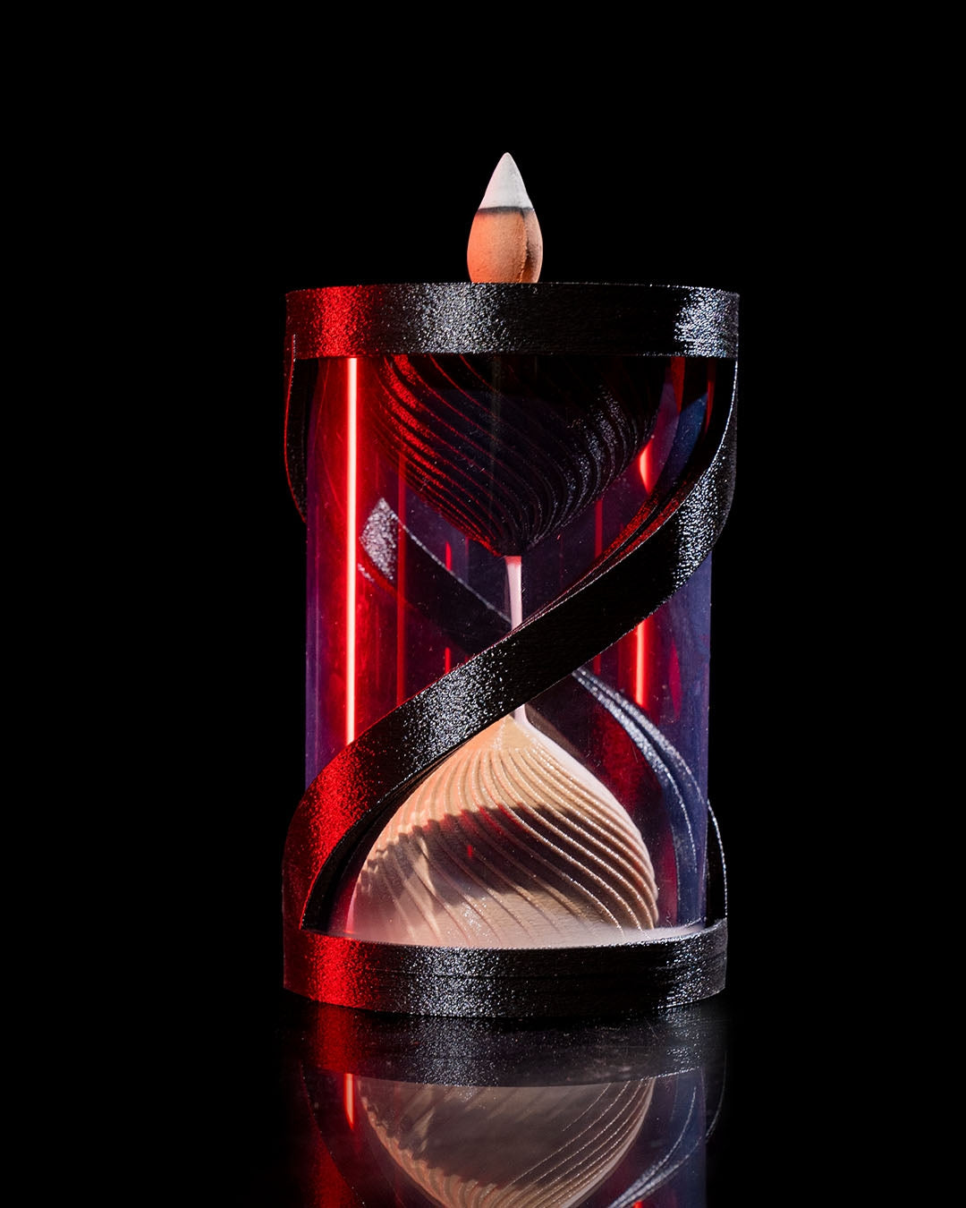 Infinity Hourglass Backflow Incense Burner