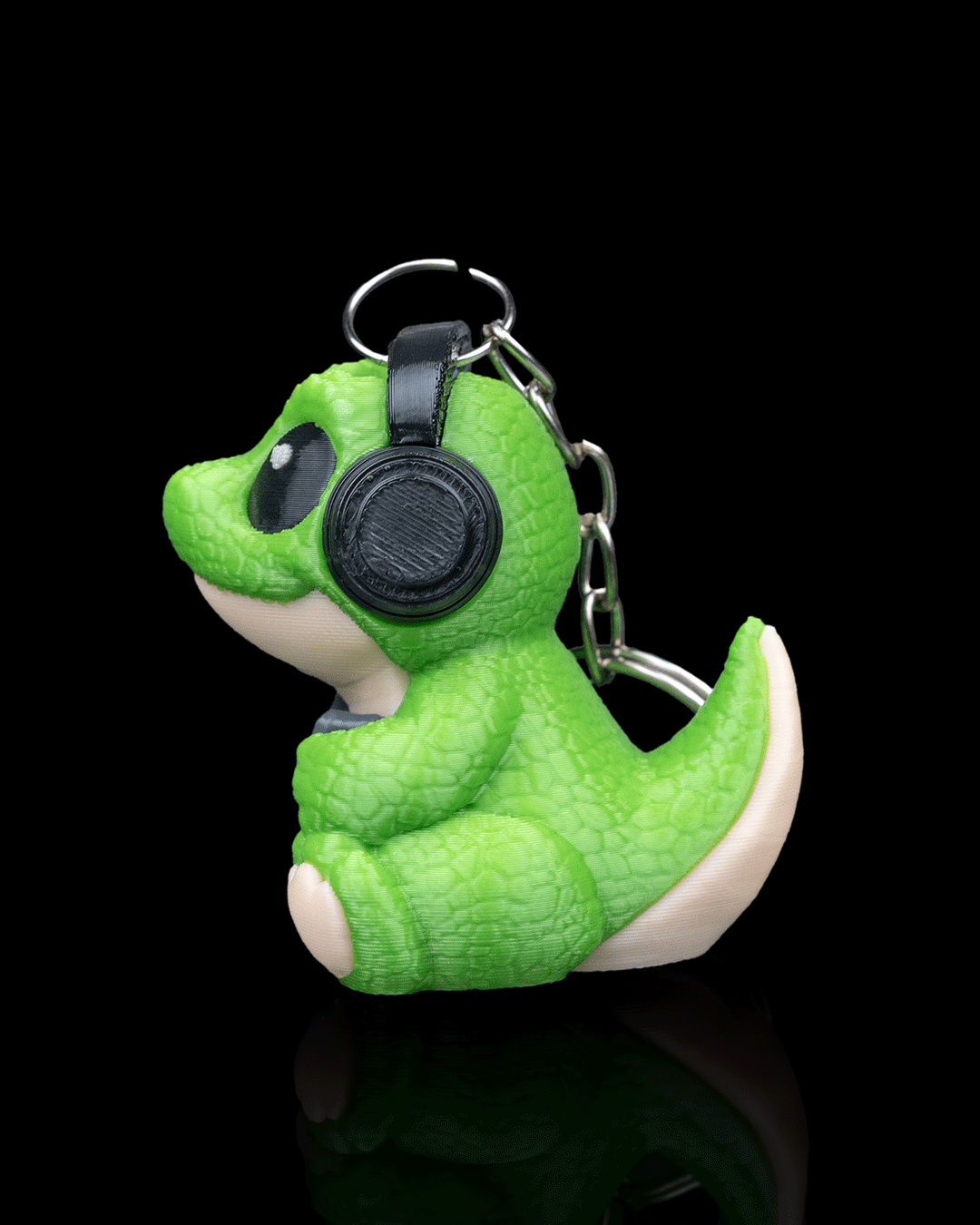 Jurassic Start – Gamer Dino Keychain