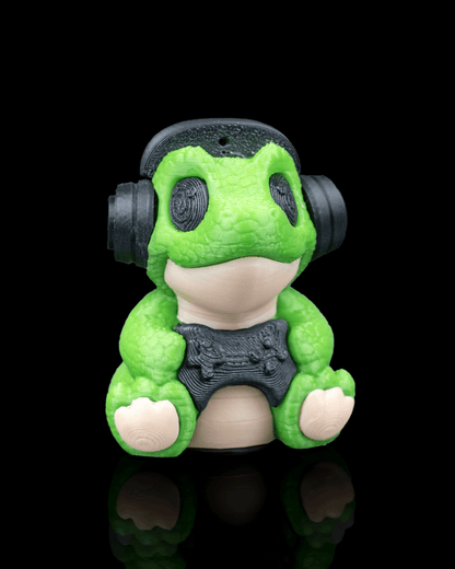 Jurassic Start – Gamer Dino Keychain