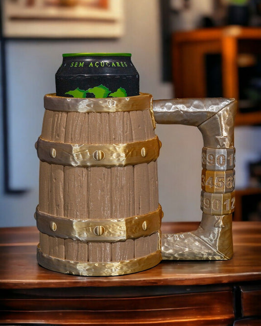 Keg o’ Beer Can Holder and Counter