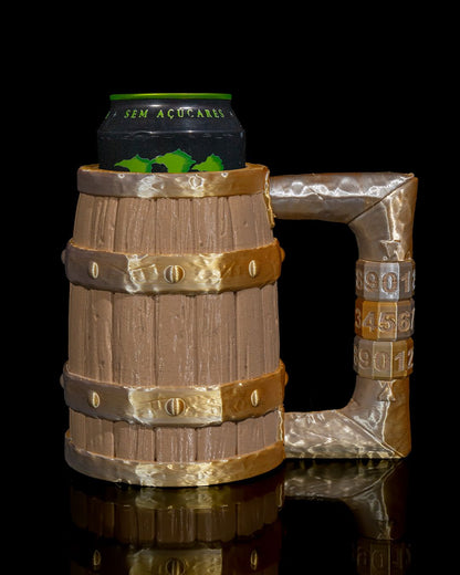 Keg o’ Beer Can Holder and Counter