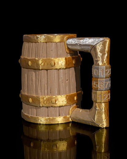 Keg o’ Beer Can Holder and Counter