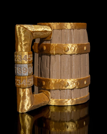 Keg o’ Beer Can Holder and Counter