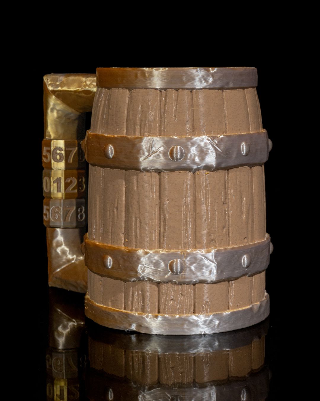 Keg o’ Beer Can Holder and Counter