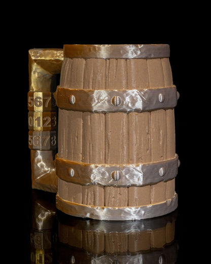 Keg o’ Beer Can Holder and Counter