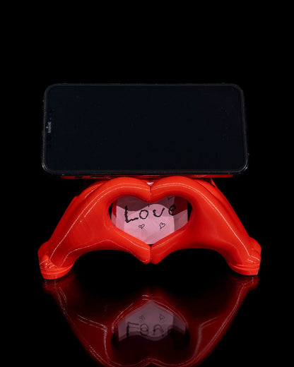 Heart Hands Phone Holder – 3D Printed Valentine’s Day Decor & Gift
