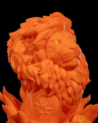 Leo Zodiac Statue by STLFlix – Regal Lion Collectible | Dragons N Doodads