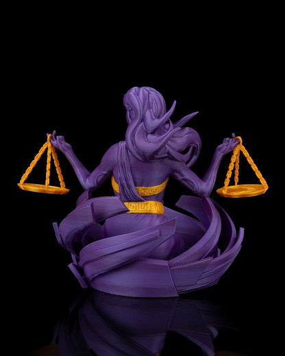 Libra Zodiac Statue by STLFlix – Balanced Scales Collectible | Dragons N Doodads