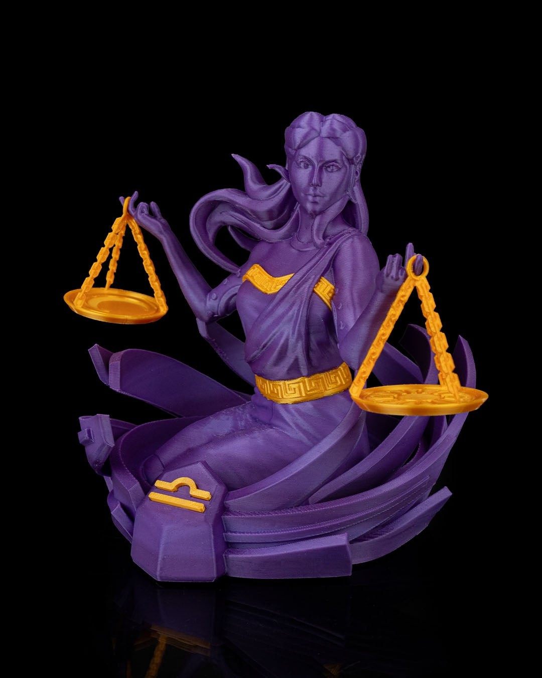 Libra Zodiac Statue by STLFlix – Balanced Scales Collectible | Dragons N Doodads