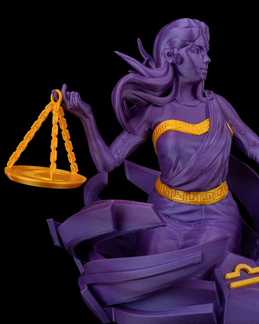 Libra Zodiac Statue by STLFlix – Balanced Scales Collectible | Dragons N Doodads