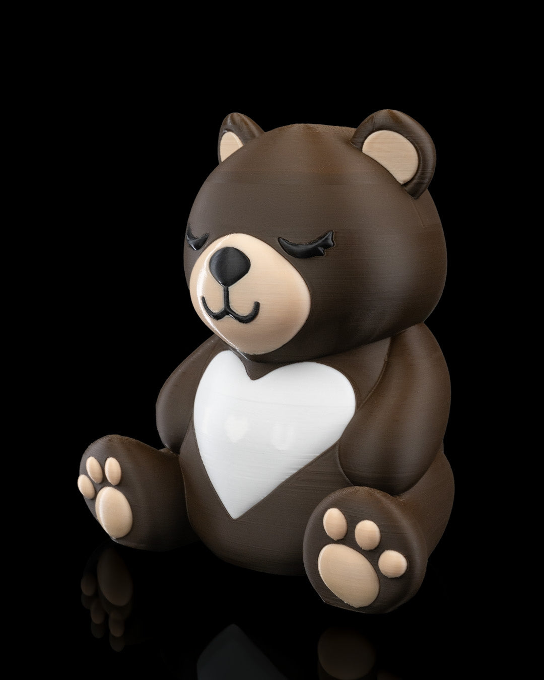 Light-Hearted Bear Light | Valentine Bear Lamp with “I ♥ U” Glow