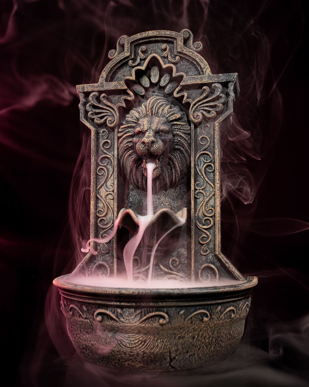 Lion’s Courage Backflow Incense Burner