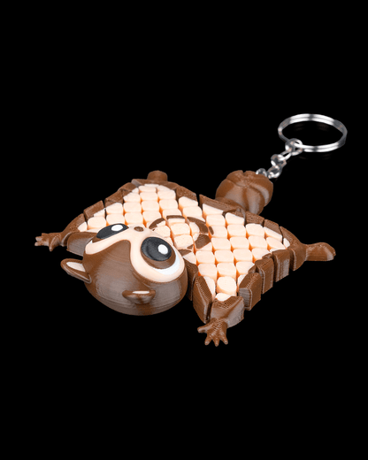 Merle the Flying Squirrel – Mesh Buddy Fidget Keychain