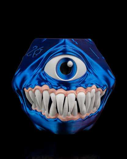 Mimic D20 Planter – 3D Printed Dice Monster Pot