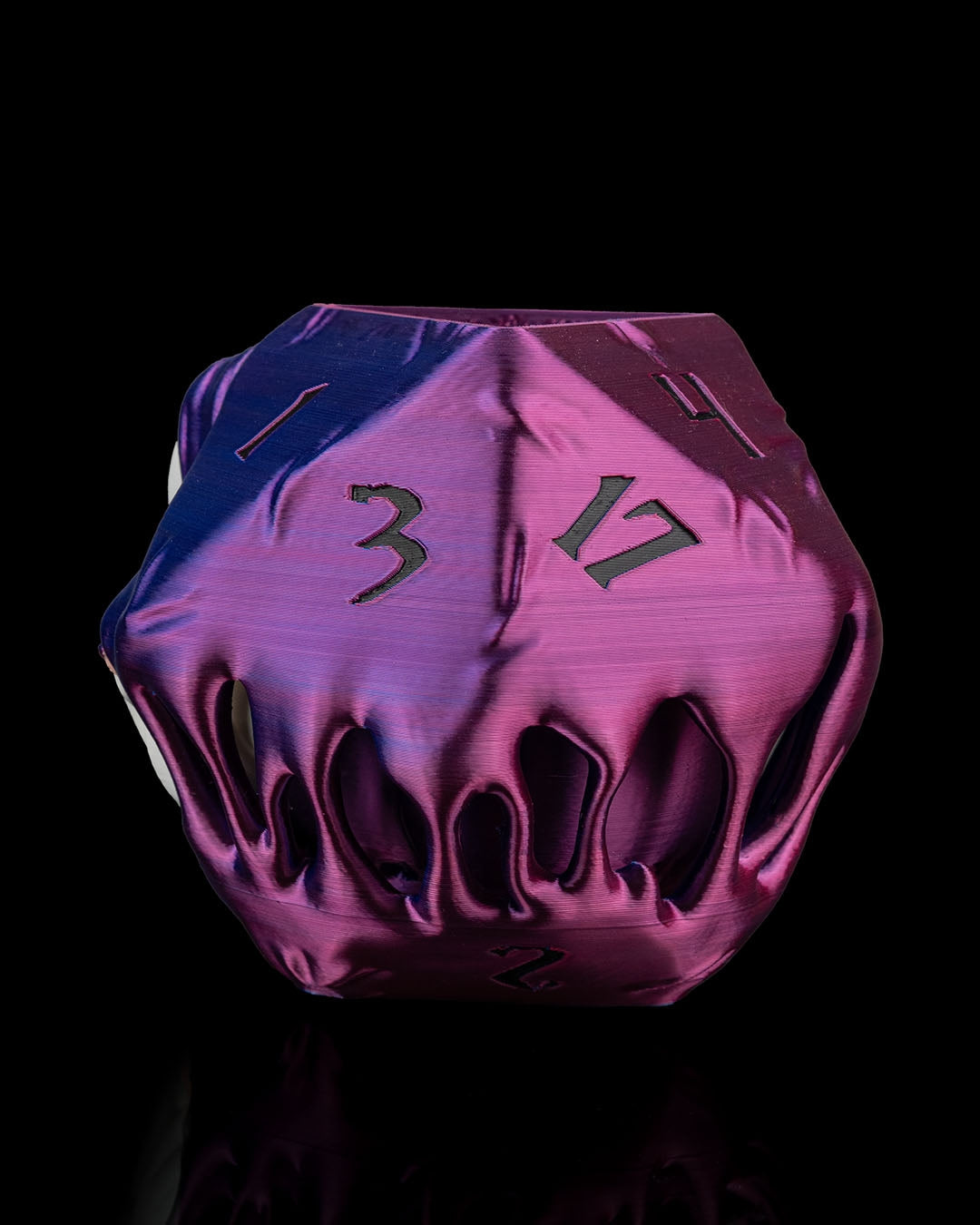 Mimic D20 Planter – 3D Printed Dice Monster Pot