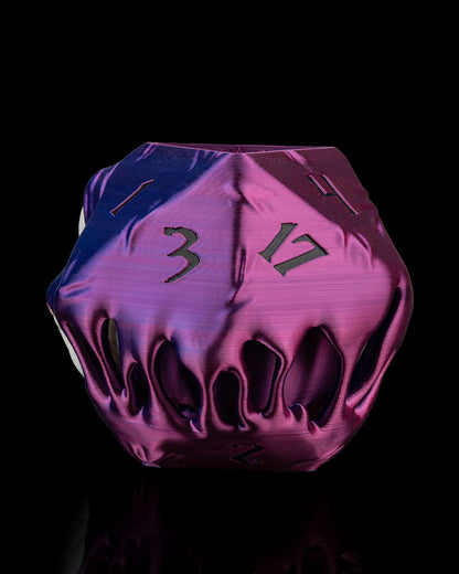 Mimic D20 Planter – 3D Printed Dice Monster Pot