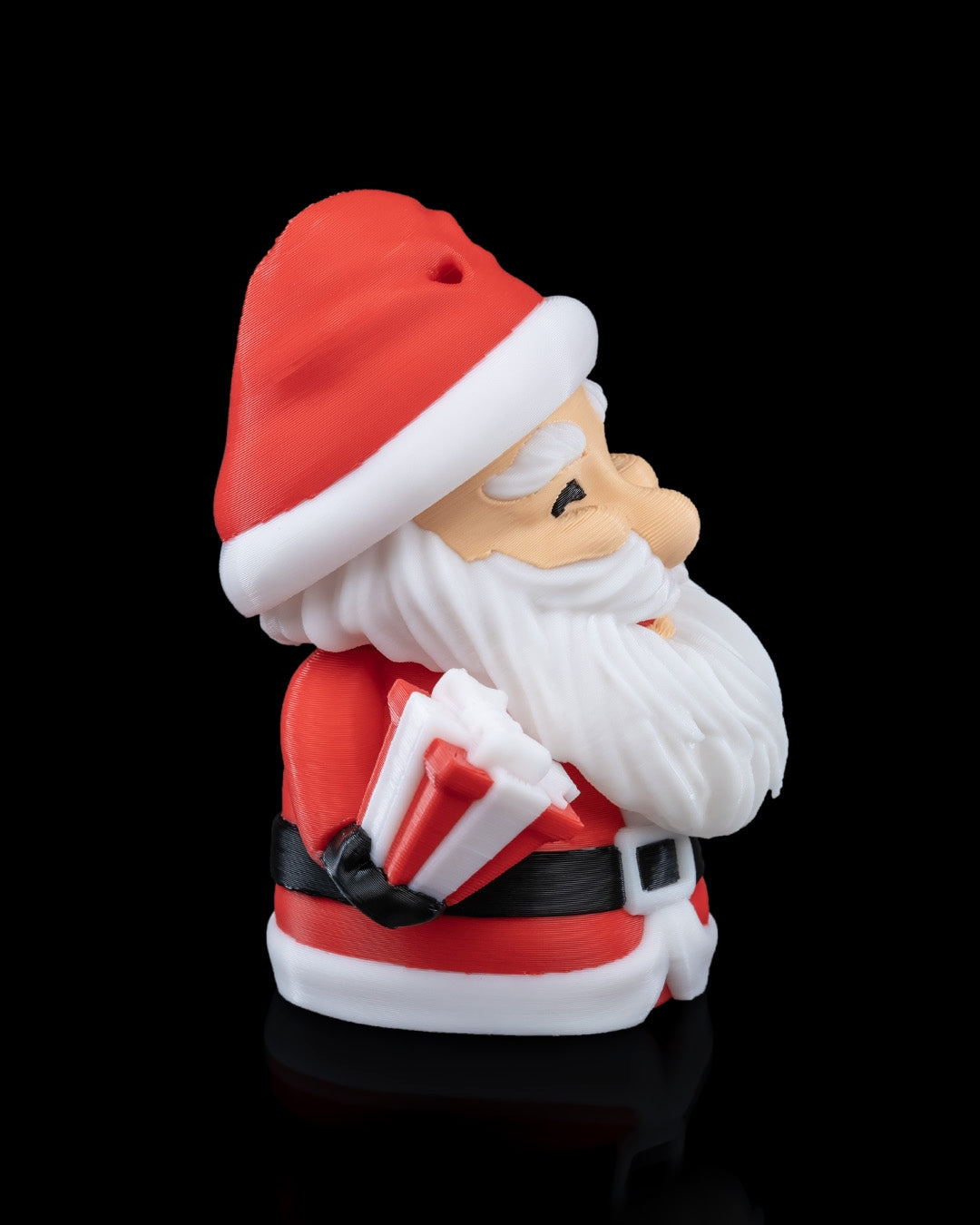 Mr. Claus, The Collapsible Santa Ornament - Festive Christmas Decor