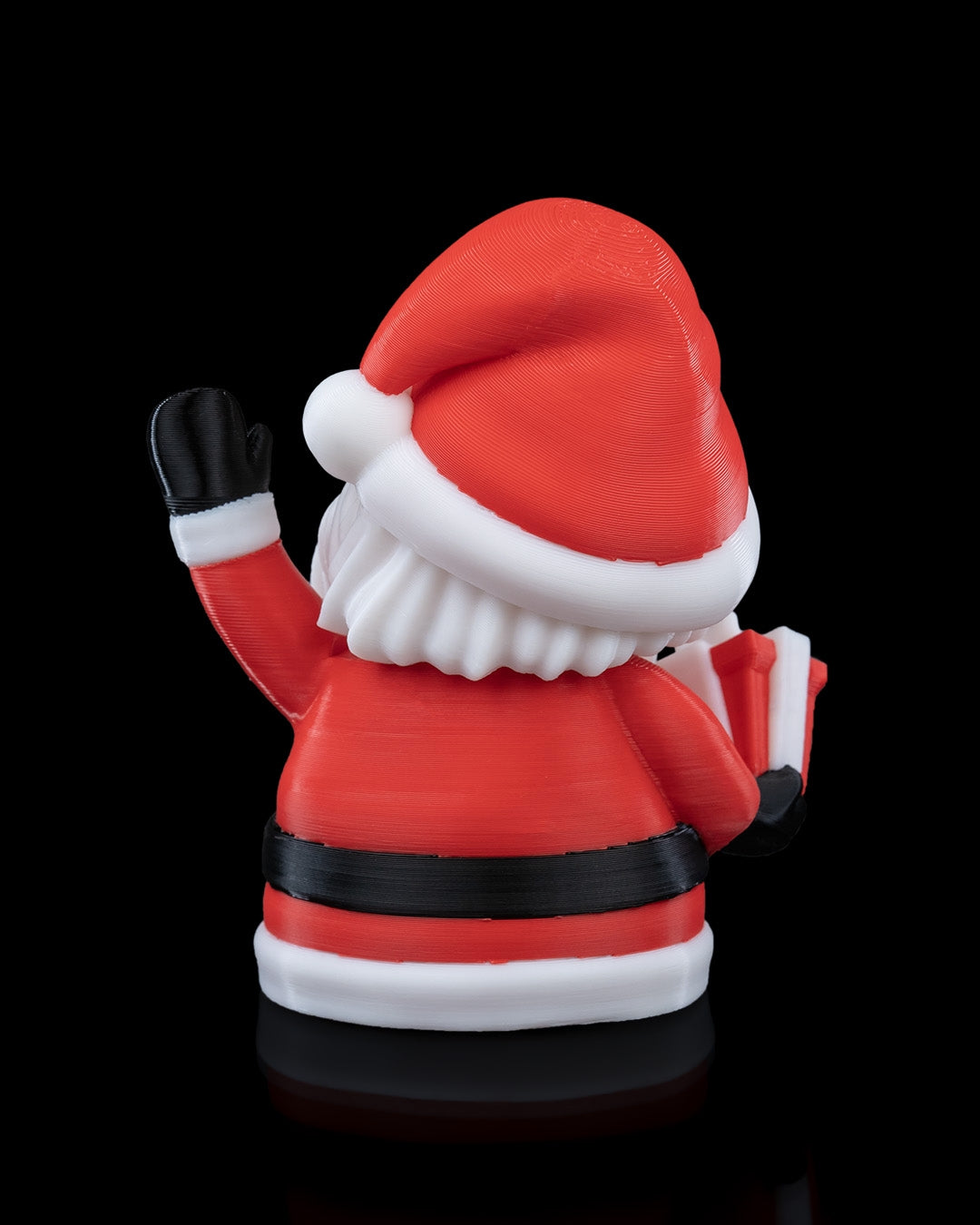 Mr. Claus, The Collapsible Santa Ornament - Festive Christmas Decor