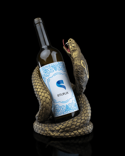 Naja’s Embrace Wine Bottle Holder