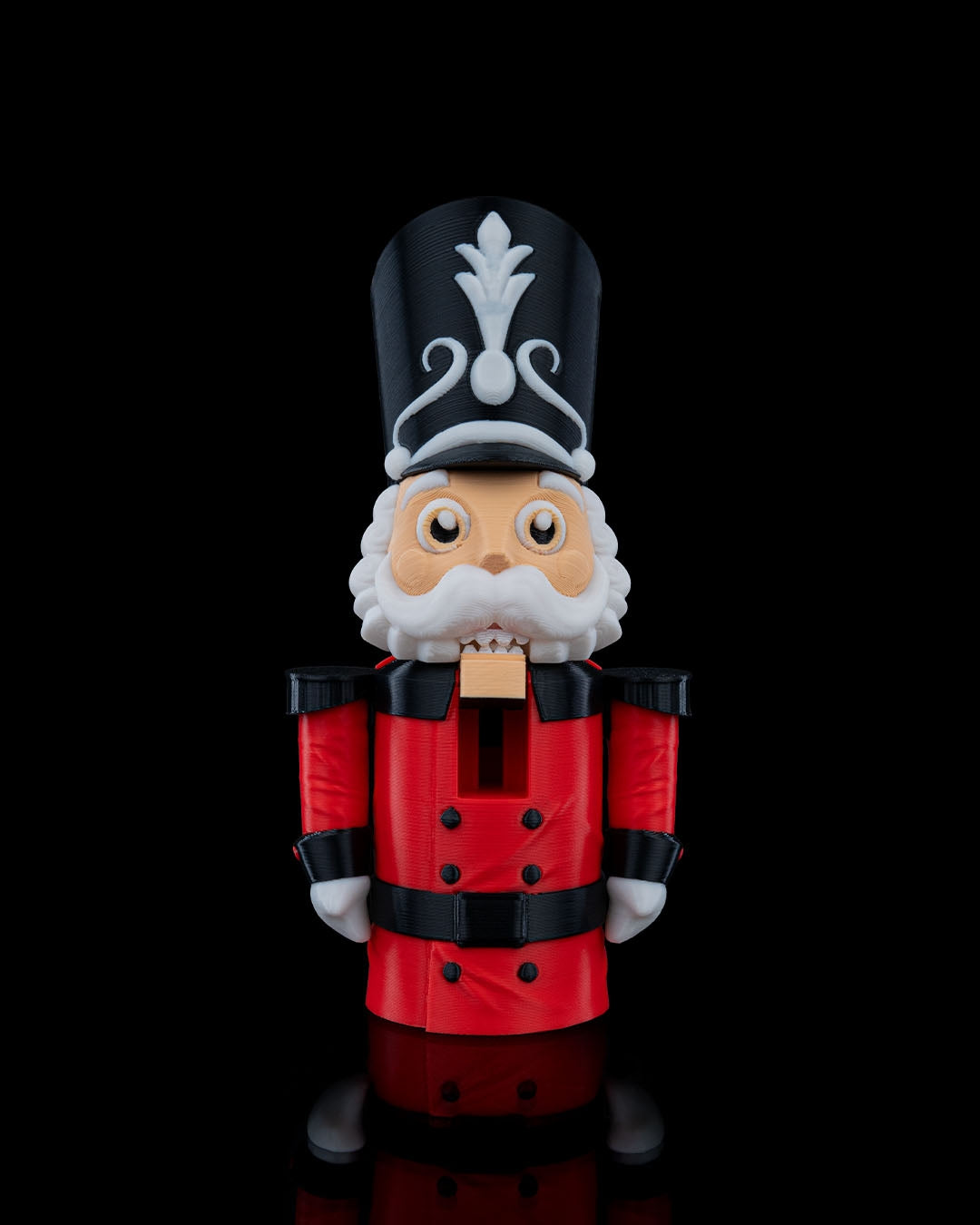 Newt the Nutcracker Ornament - Classic Nutcracker with Articulating Arms and Mouth