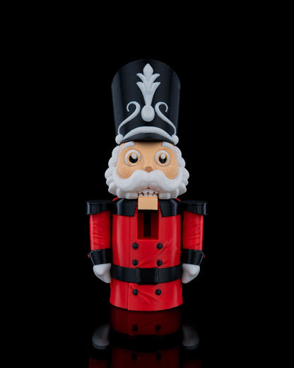 Newt the Nutcracker Ornament - Classic Nutcracker with Articulating Arms and Mouth