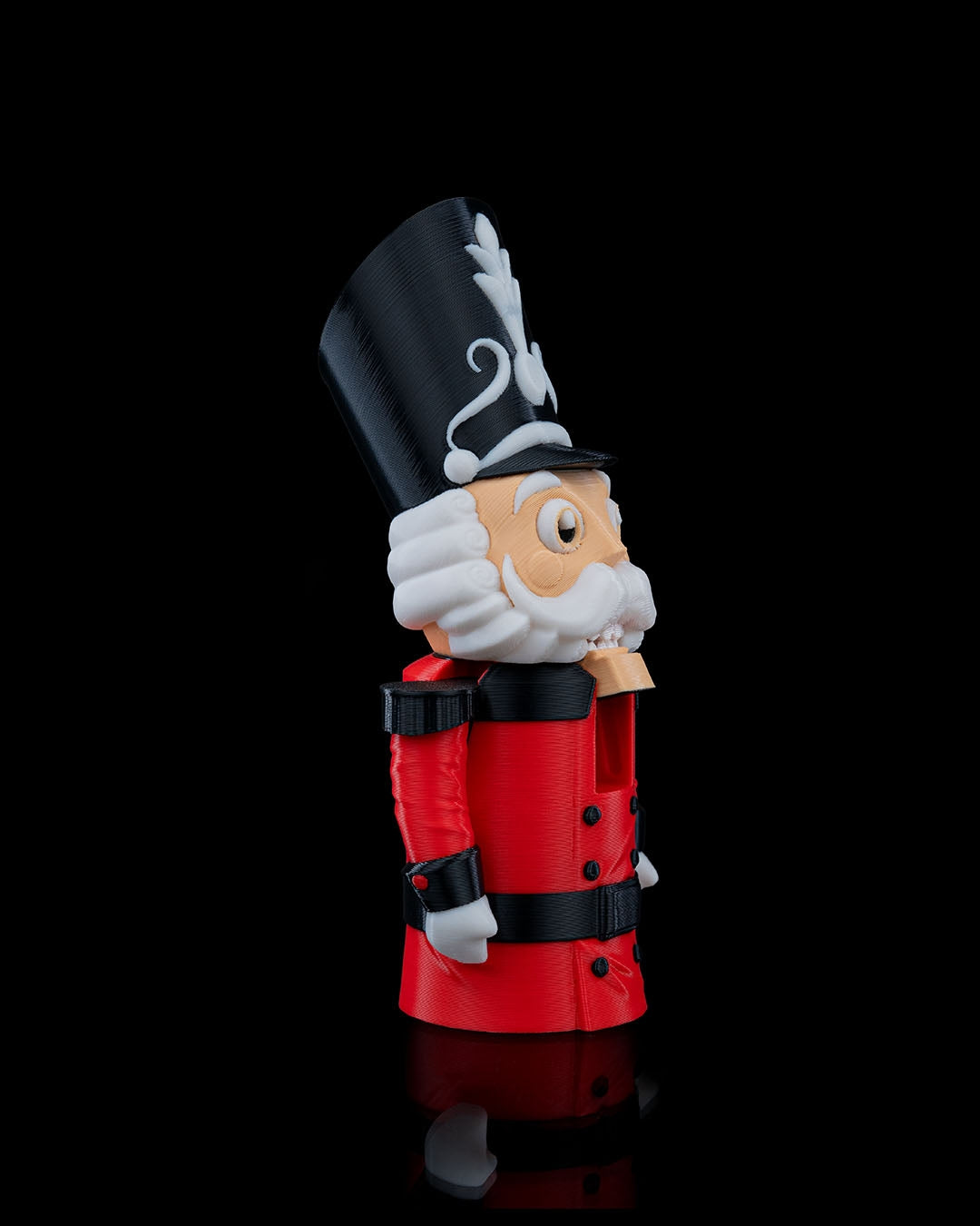 Newt the Nutcracker Ornament - Classic Nutcracker with Articulating Arms and Mouth