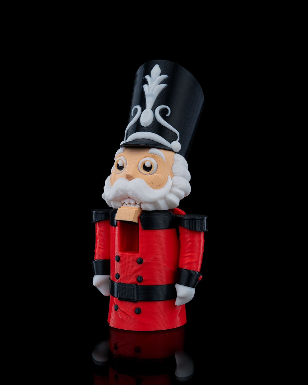 Newt the Nutcracker Ornament - Classic Nutcracker with Articulating Arms and Mouth