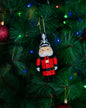 Newt the Nutcracker Ornament - Classic Nutcracker with Articulating Arms and Mouth