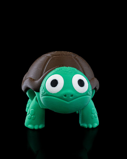 (Not) Surprised Turtle - Expressive 3D-Printed Figurine