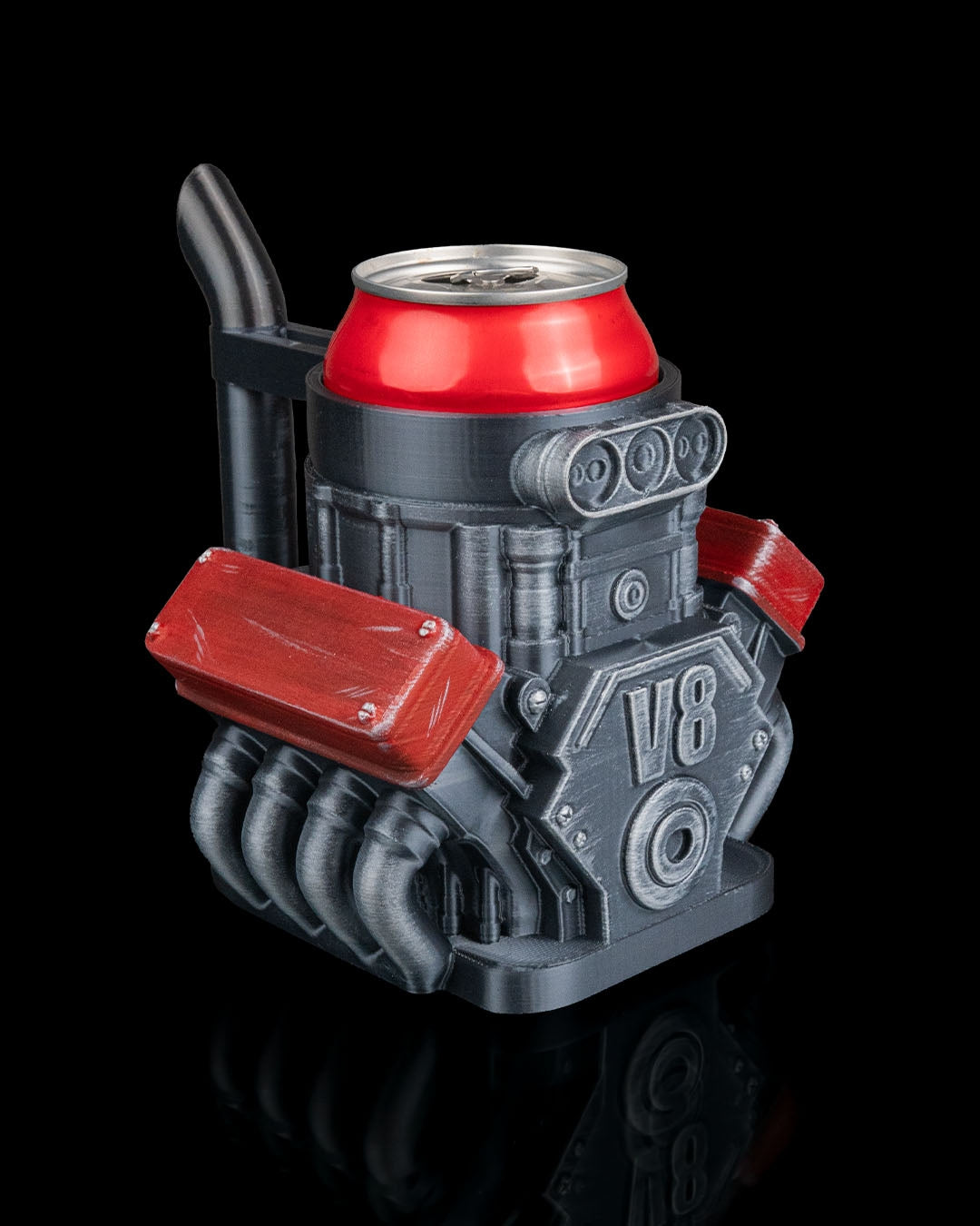Octane Can Holder – V8 Engine Block Drink Sleeve
