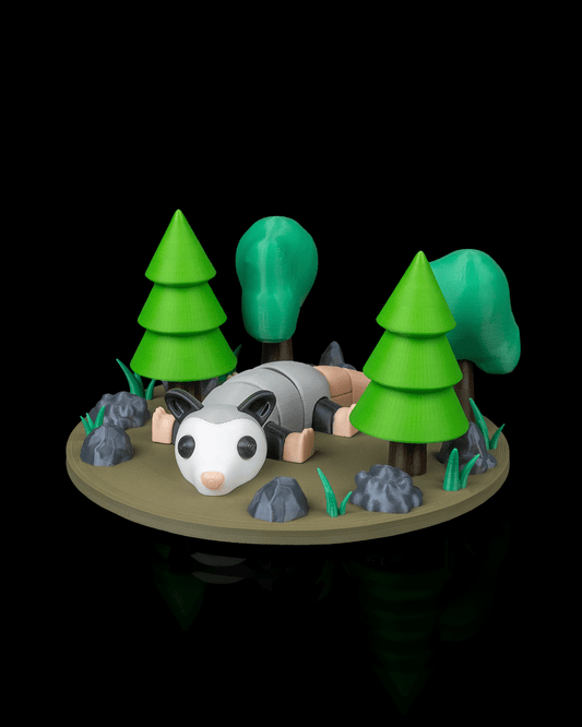 Rest in Nest Opossum Flop