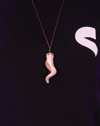 Otter Half Pendants | Interlocking Otter Necklace Set