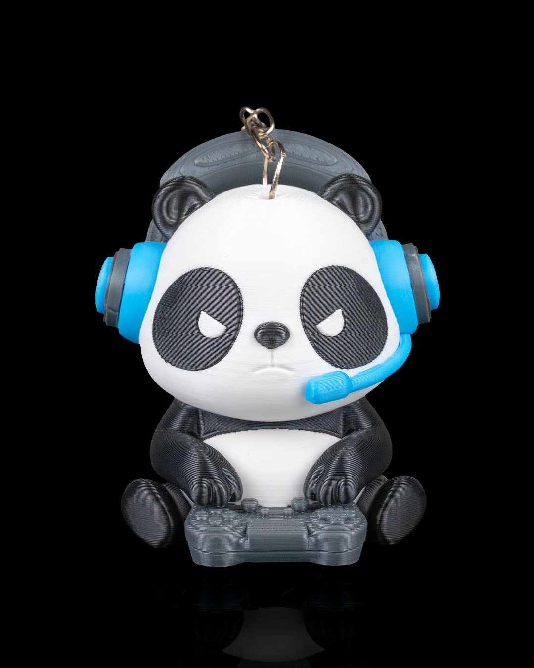Pandarcade Gamer Panda Keychain