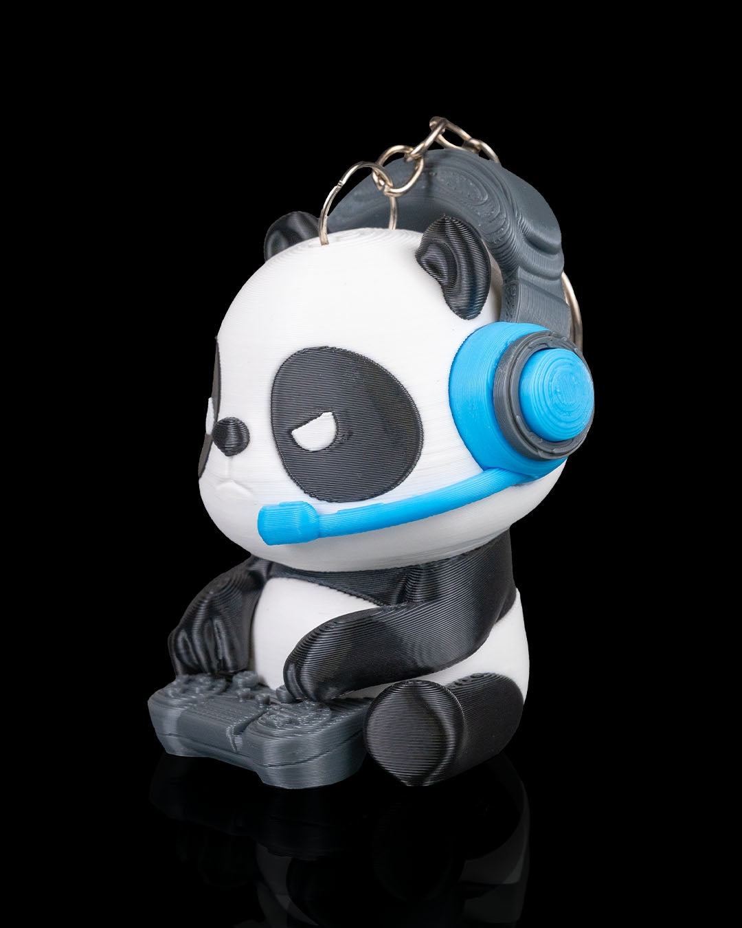 Pandarcade Gamer Panda Keychain
