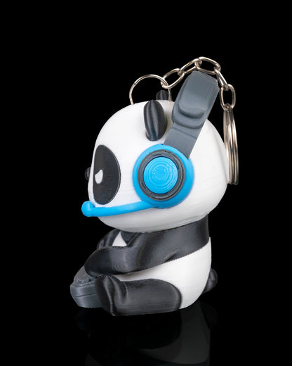 Pandarcade Gamer Panda Keychain