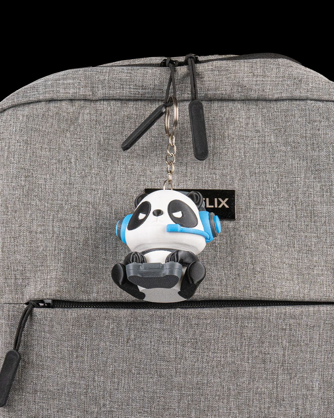 Pandarcade Gamer Panda Keychain