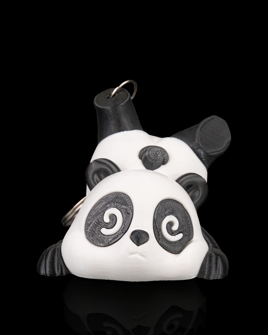 Pandown Upside-Down Panda Keychain