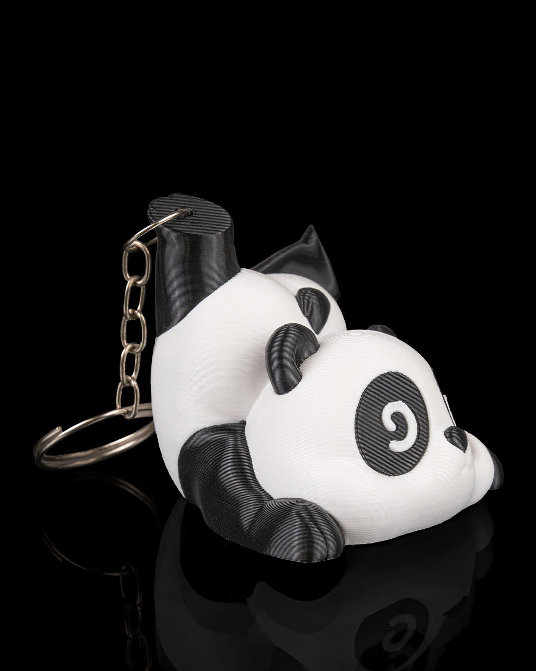 Pandown Upside-Down Panda Keychain