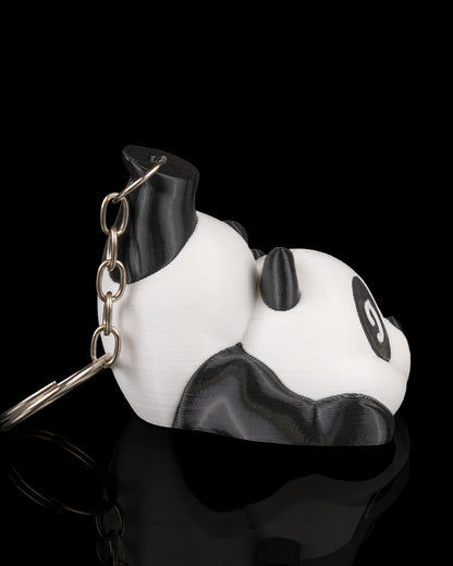 Pandown Upside-Down Panda Keychain