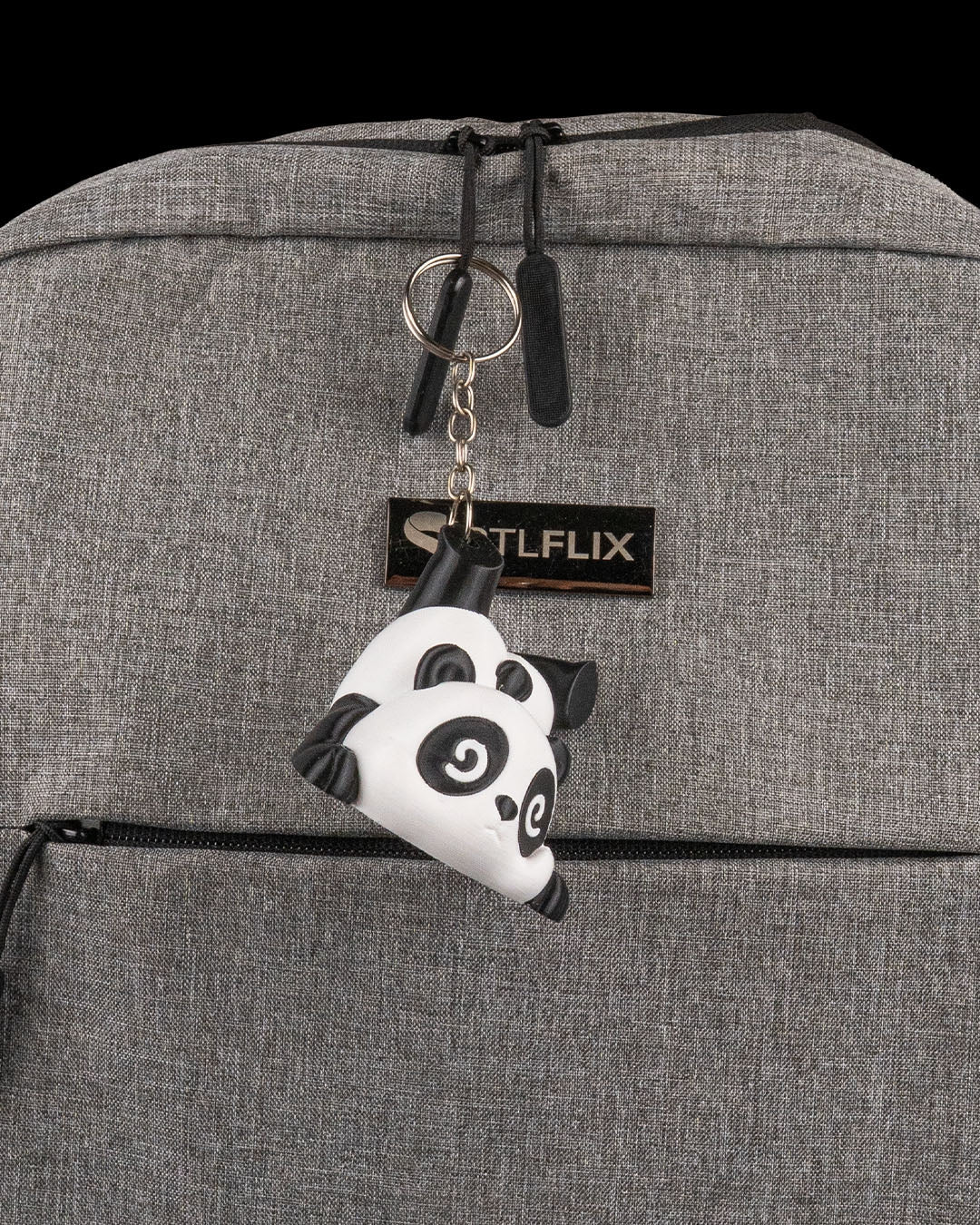 Pandown Upside-Down Panda Keychain