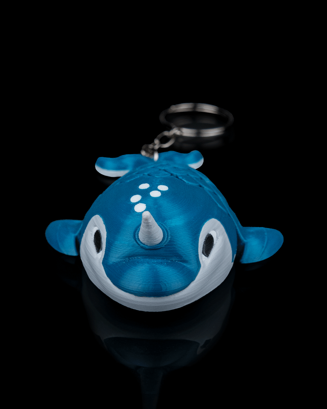 Paul the Narwhal – Mesh Buddy Fidget Keychain