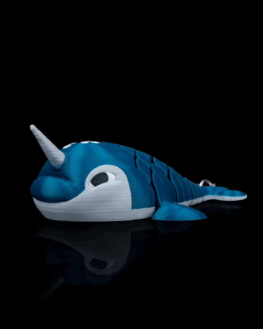 Paul the Narwhal – Mesh Buddy Fidget Keychain